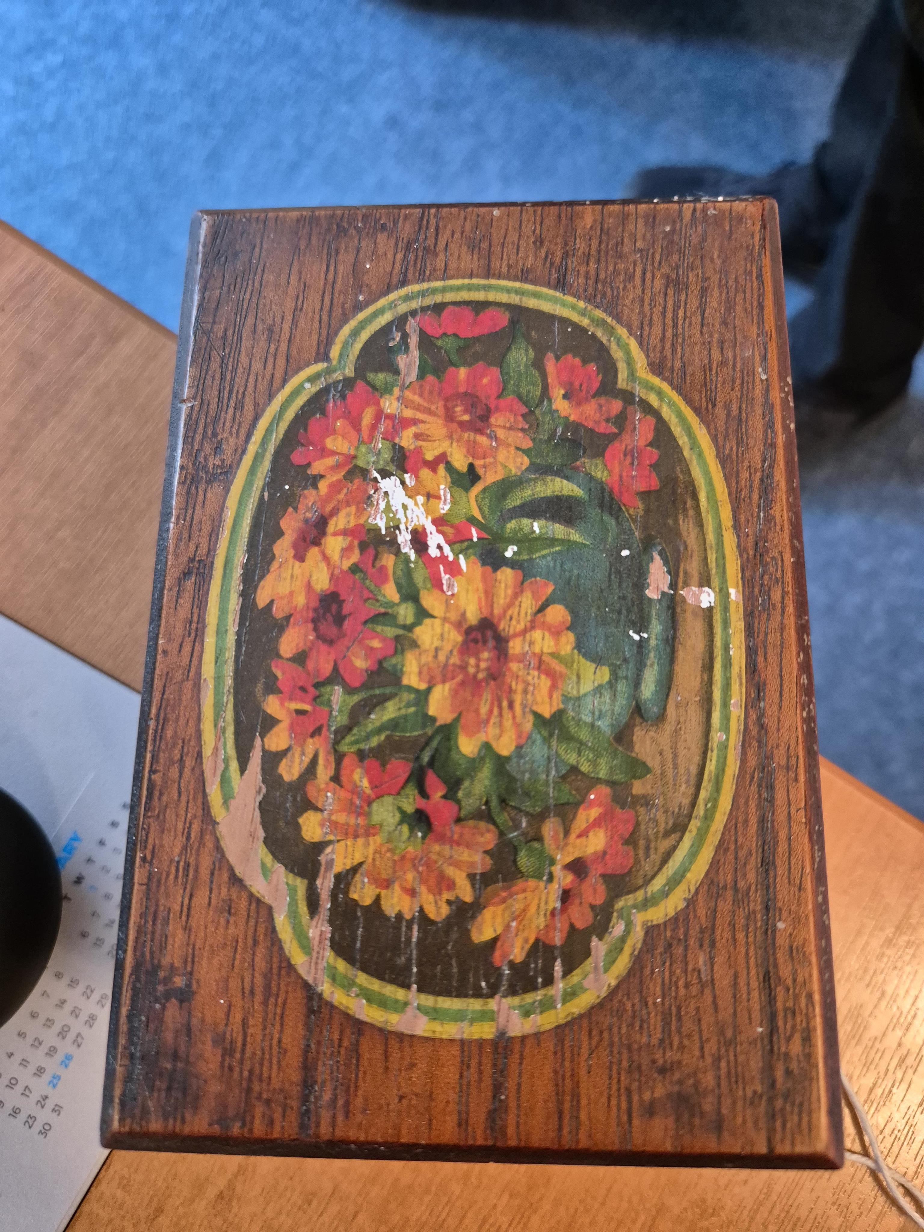 Five Victorian and later boxes to include a brass bound mahogany writing box and an inlaid work box, largest 40cm wide. Condition - poor to fair